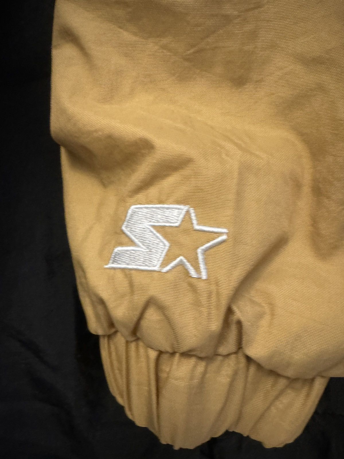 Starter New Orleans Saints Starter Hooded Half Zip Jacket TAN/BLACK 2X Size US XXL / EU 58 / 5 - 2 Thumbnail