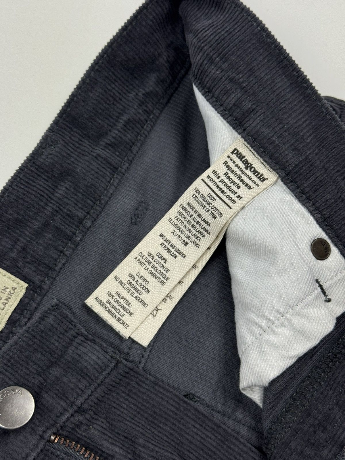 Patagonia Patagonia Corduroy Gray Straight Casual Pants Size US 32 / EU 48 - 9 Thumbnail