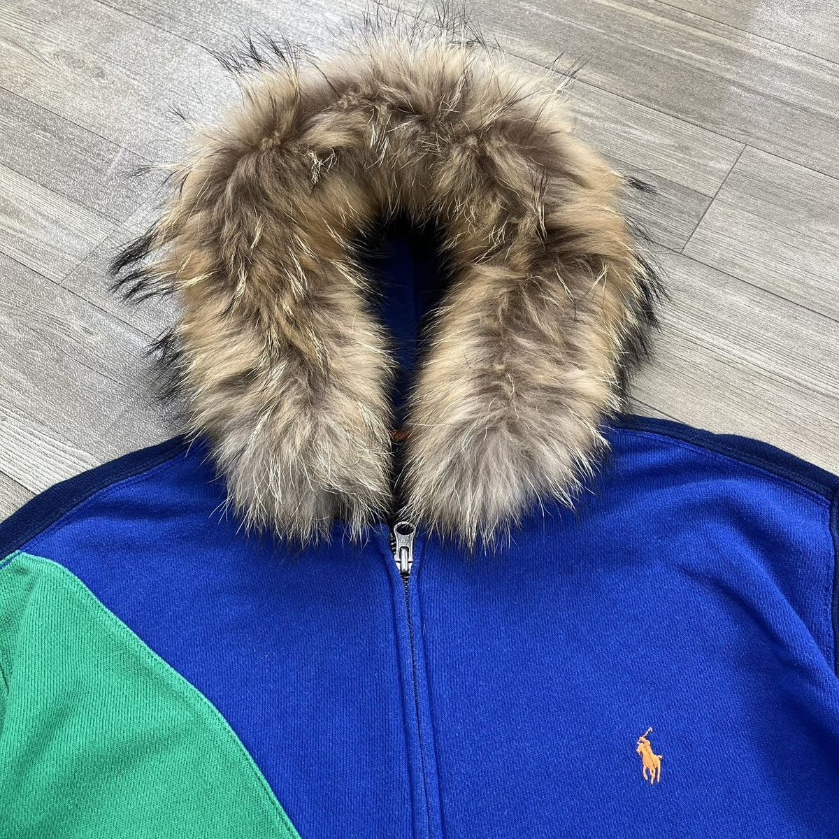 Polo Ralph Lauren 2000s Polo Ralph Lauren Fur ZipHoodie IfSixWasNine LGB Style Size US XL / EU 56 / 4 - 3 Thumbnail