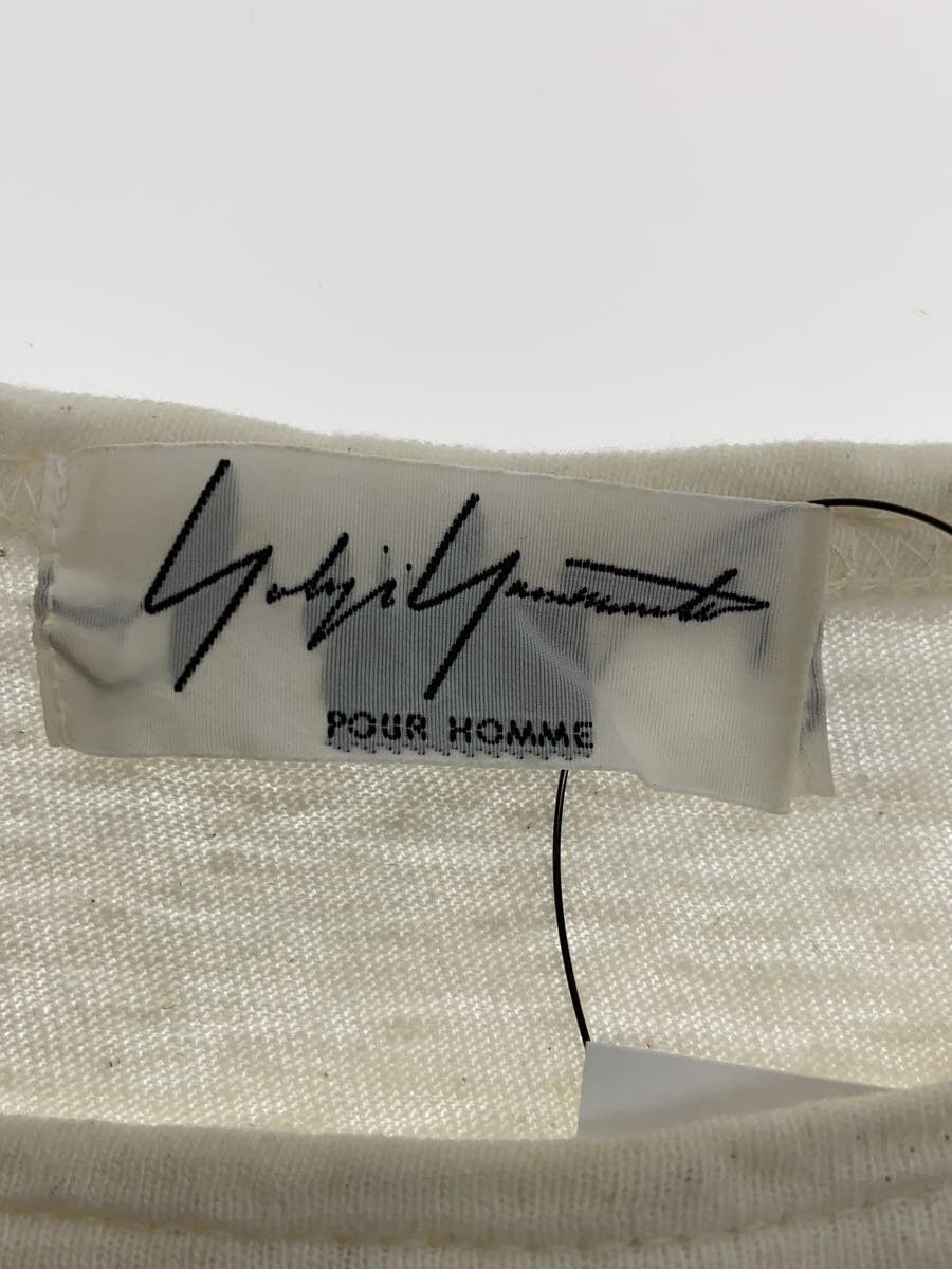 Yohji Yamamoto yohji yamamoto POUR HOMME WHT/3/Cotton T-shirt Size US L / EU 52-54 / 3 - 3 Thumbnail