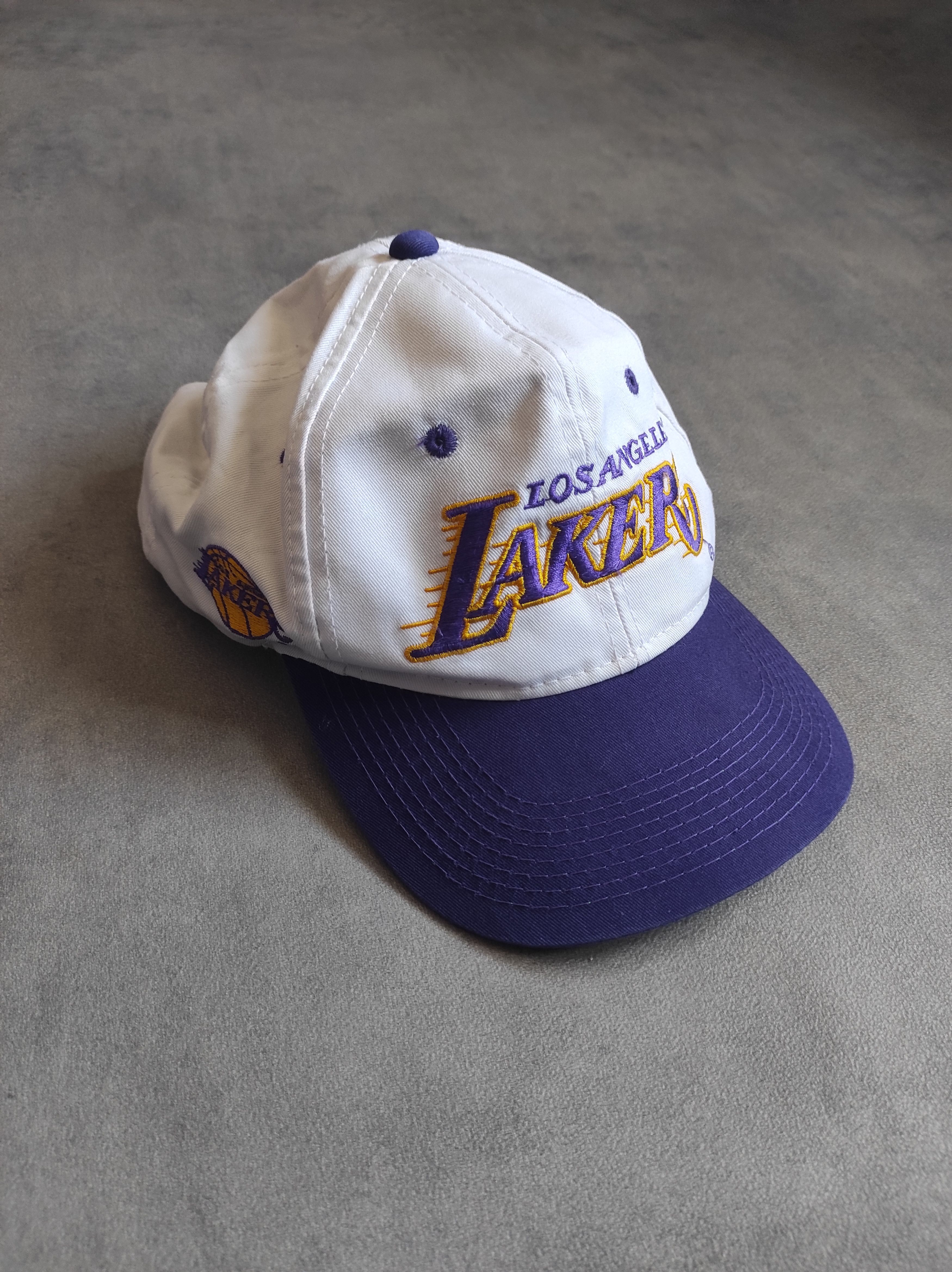Sports Specialties Vintage Sports Specialties Lakers Wool Script Snapback Hat Size ONE SIZE - 1 Thumbnail