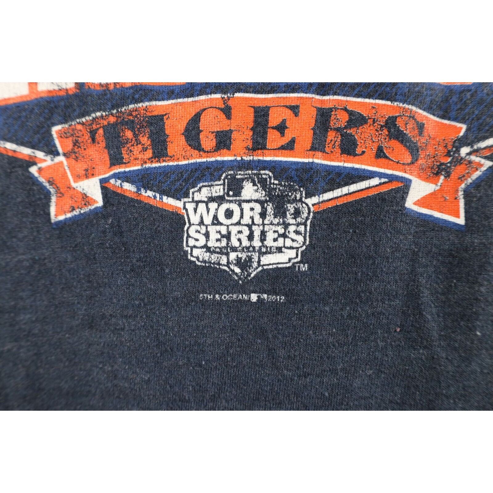 Vintage Y2K 2012 World Series Detroit Tigers Baseball T-Shirt Size S / US 4 / IT 40 - 5 Thumbnail