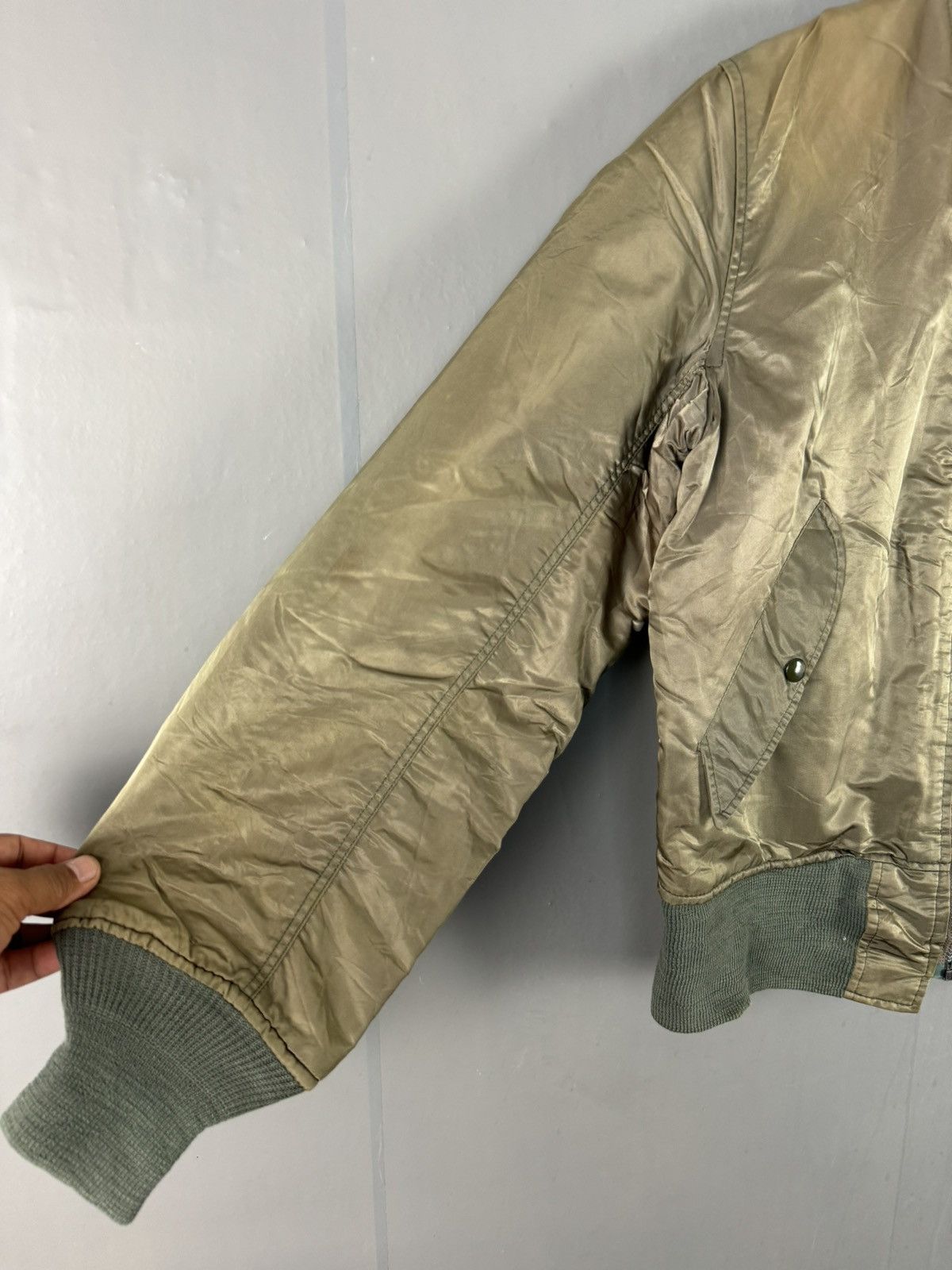Vintage VINTAGE MA-1 MILITARY STYLE FLIGHT BOMBER JACKET Size US S / EU 44-46 / 1 - 4 Thumbnail