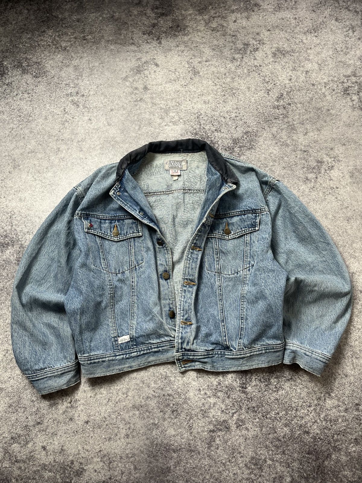 Marithe + Francois Girbaud 🔥90'S Marithe Francois Girbaud Archive Denim Cropped Jacket Size US S / EU 44-46 / 1 - 4 Thumbnail
