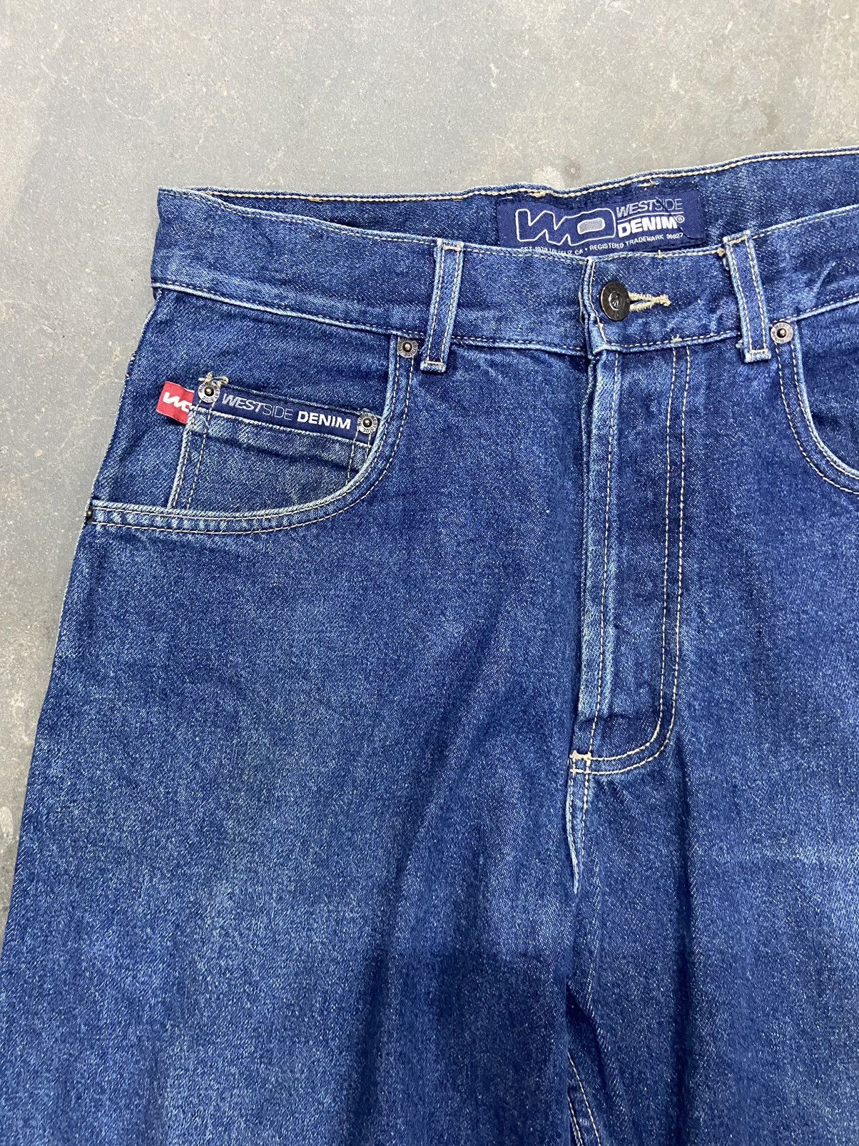 JNCO 🔥 Baggy🔥Vintage Westside Denim jeans baggy street wear Size US 31 - 3 Thumbnail