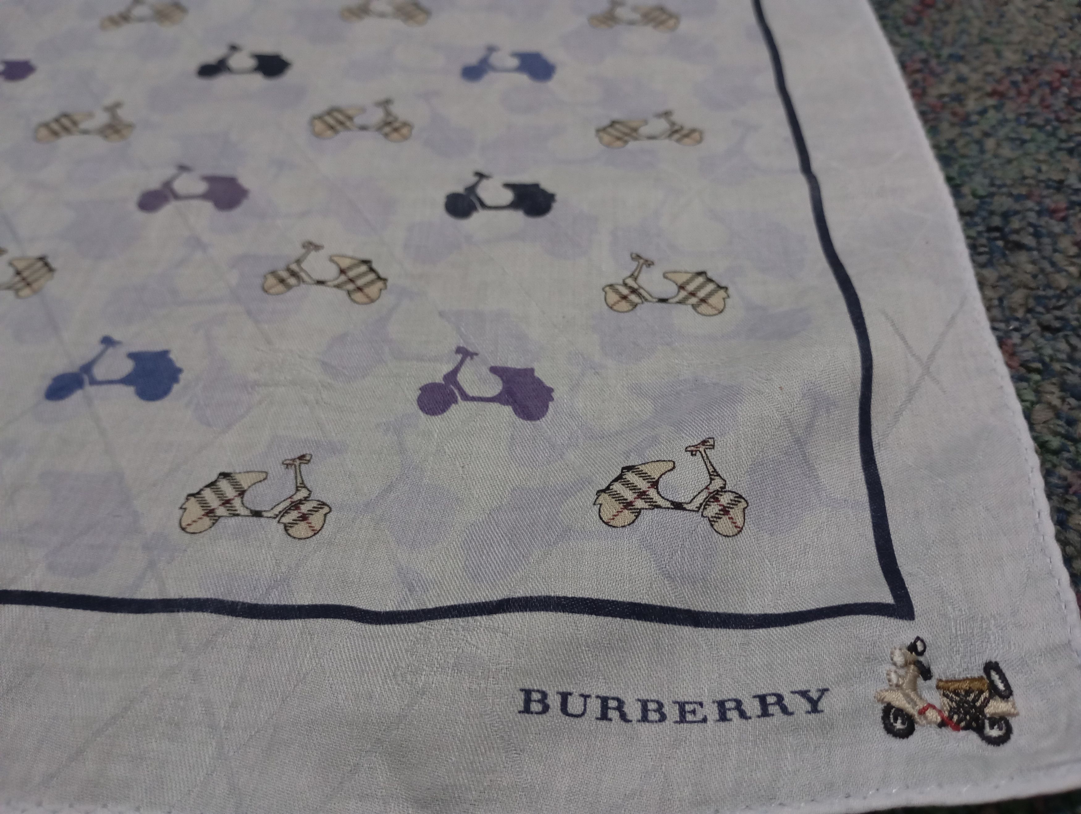 Burberry × Vintage Burberrys Handkerchief Neckerchief Pocketsquare Size ONE SIZE - 3 Thumbnail
