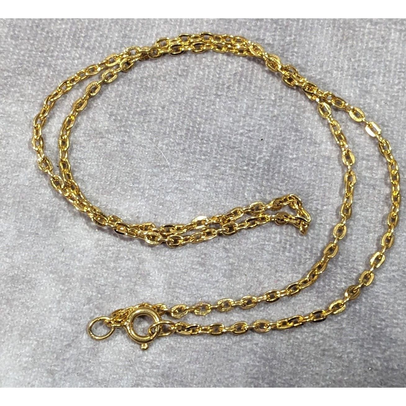 Other Simple Elegant Bright Gold Tone Chain Necklace Size ONE SIZE - 5 Thumbnail