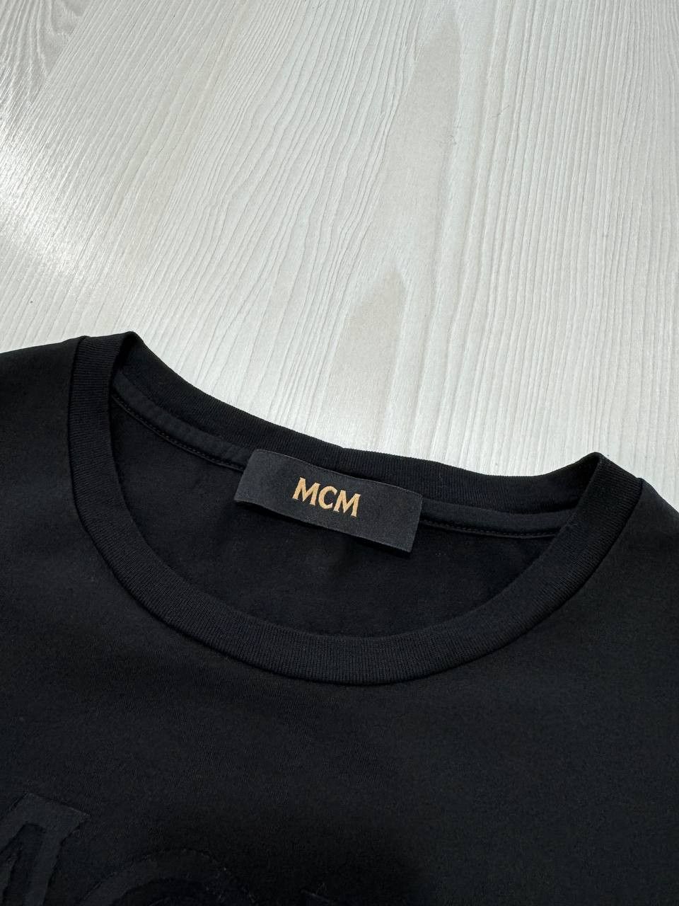 MCM MCM centr logo t shirt men cotton S M black Size US M / EU 48-50 / 2 - 12 Thumbnail