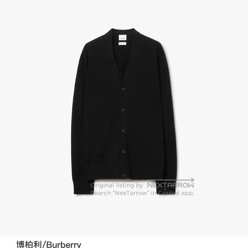 Burberry Burberry Black Cotton Cardigan for Women. Size XS / US 0-2 / IT 36-38 - 4 Thumbnail