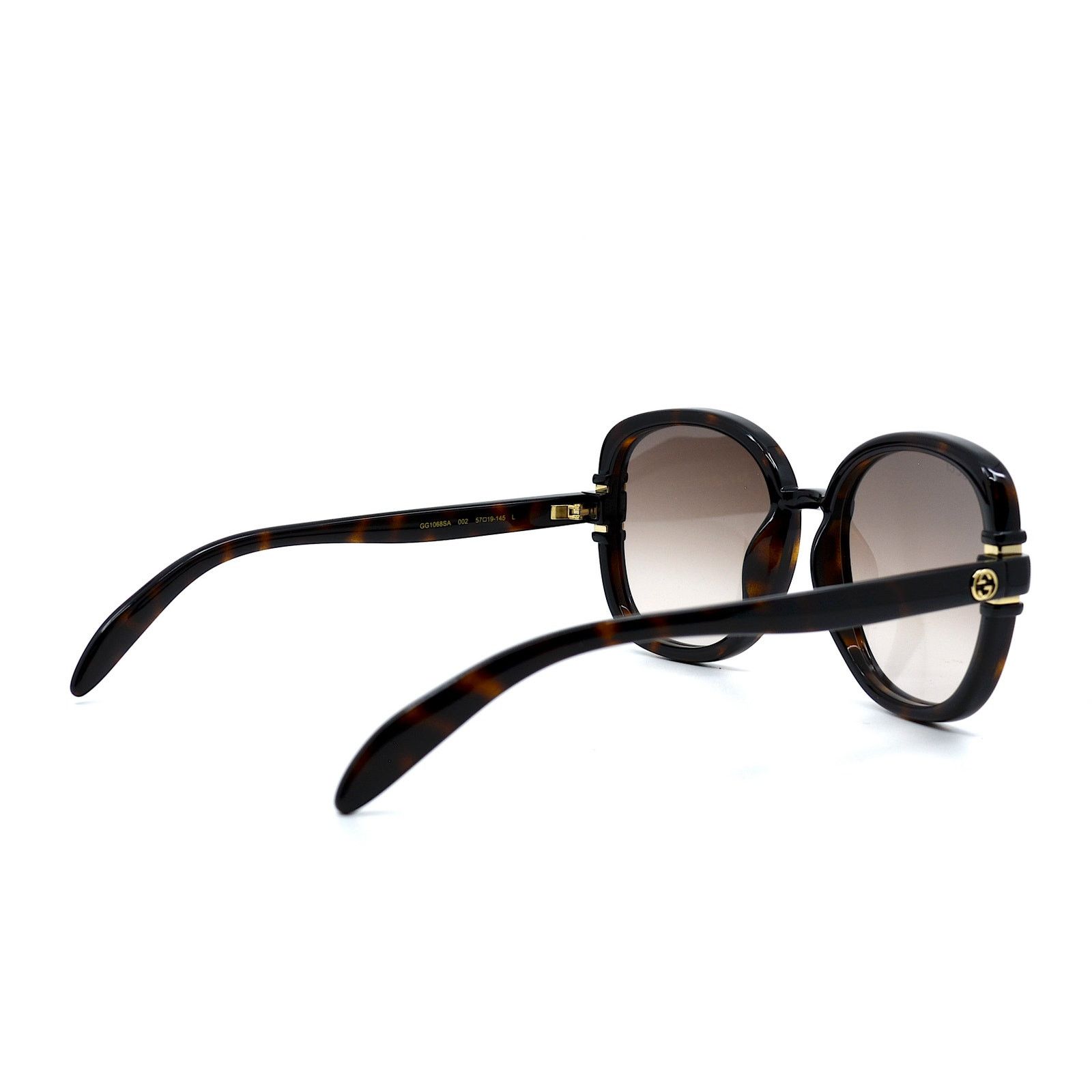 Gucci Gucci GG1068SA 002 Havana Brown Authentic Round Sunglasses Size ONE SIZE - 7 Thumbnail