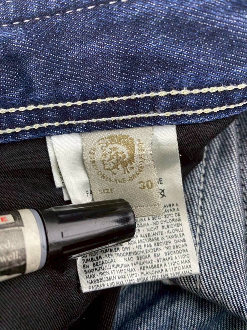 Diesel Vintage DieselTimmen 008ST Regular Slim Straight Denim Pants Size US 33 - 5 Thumbnail