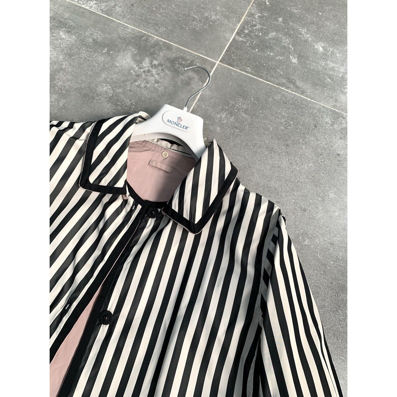 Max Mara Women REVERSIBLE MAX MARA SILK Trench Coat Jacket EU 40 US10 Size L / US 10 / IT 46 - 7 Thumbnail
