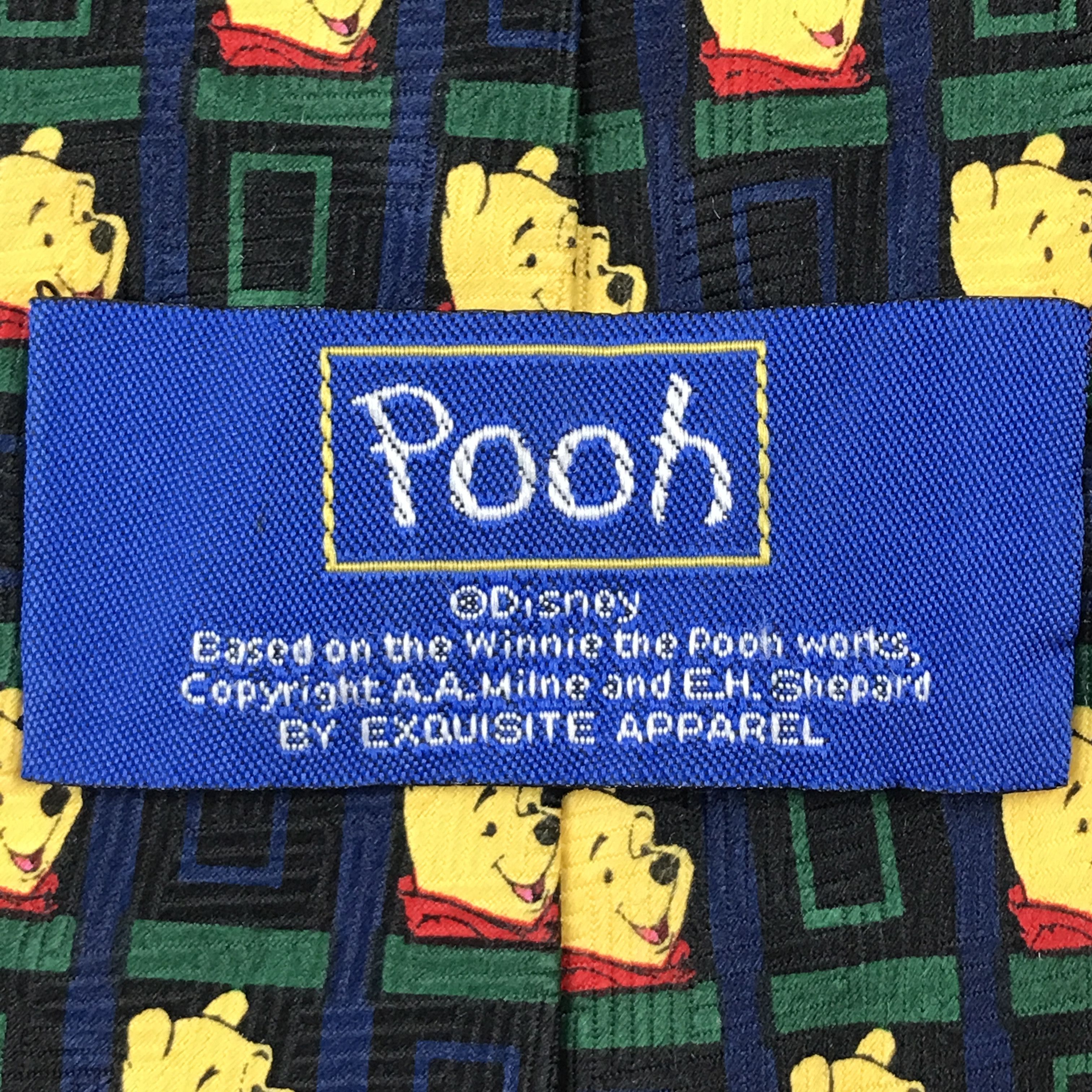 Designer × Vintage Vintage Pooh 100% Polyester Necktie Size ONE SIZE - 8 Thumbnail