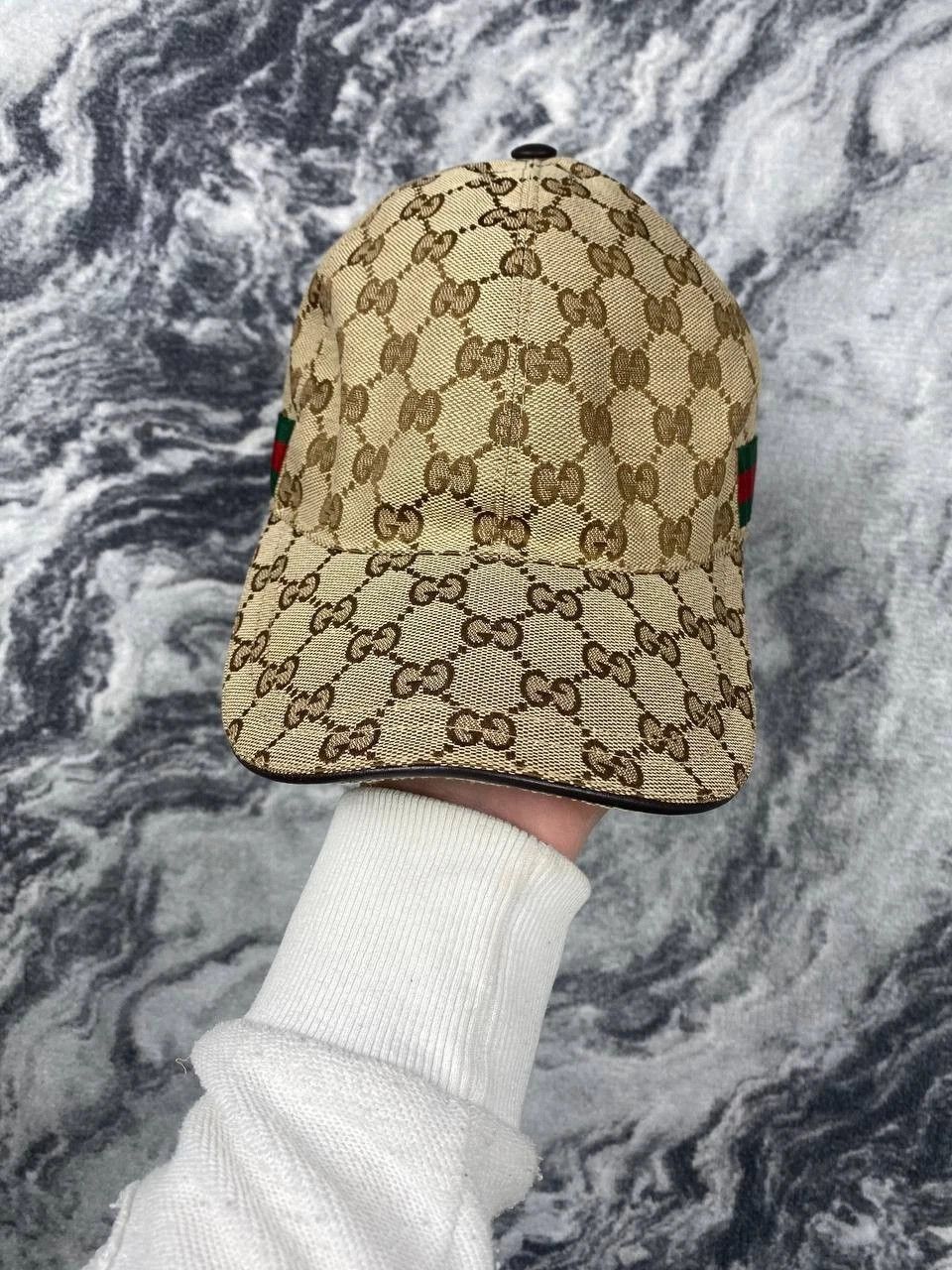 Gucci Gucci Monogram GG Canvas Baseball Cap One Size Beige Size ONE SIZE - 5 Thumbnail