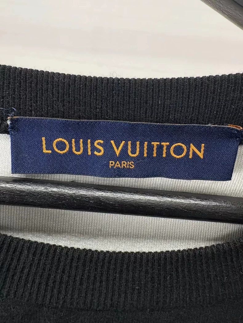 Louis Vuitton LOUIS VUITTON 1854 series knitted logo short sleeves 2504-N Size US XXL / EU 58 / 5 - 5 Thumbnail