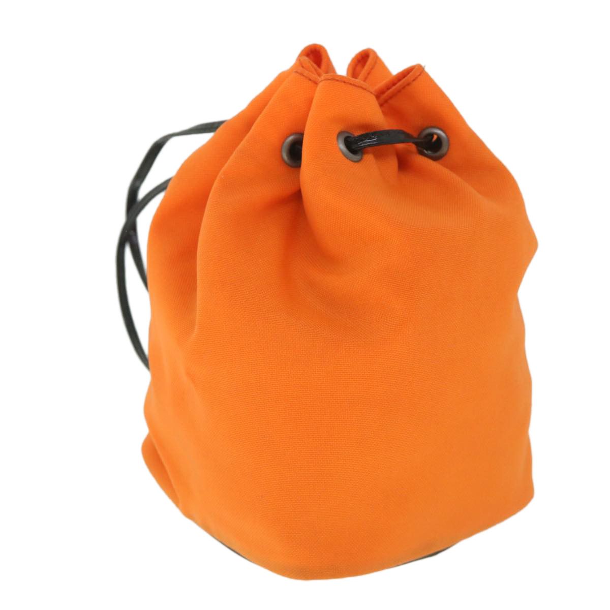 image of Gucci Pouch Canvas Orange 039 0973 Auth Ac2314, Women's