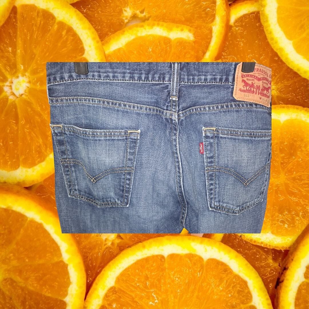 Levi's Levi's 513 Blue Straight Leg Jeans Size 34x30 Size US 34 / EU 50 - 3 Thumbnail