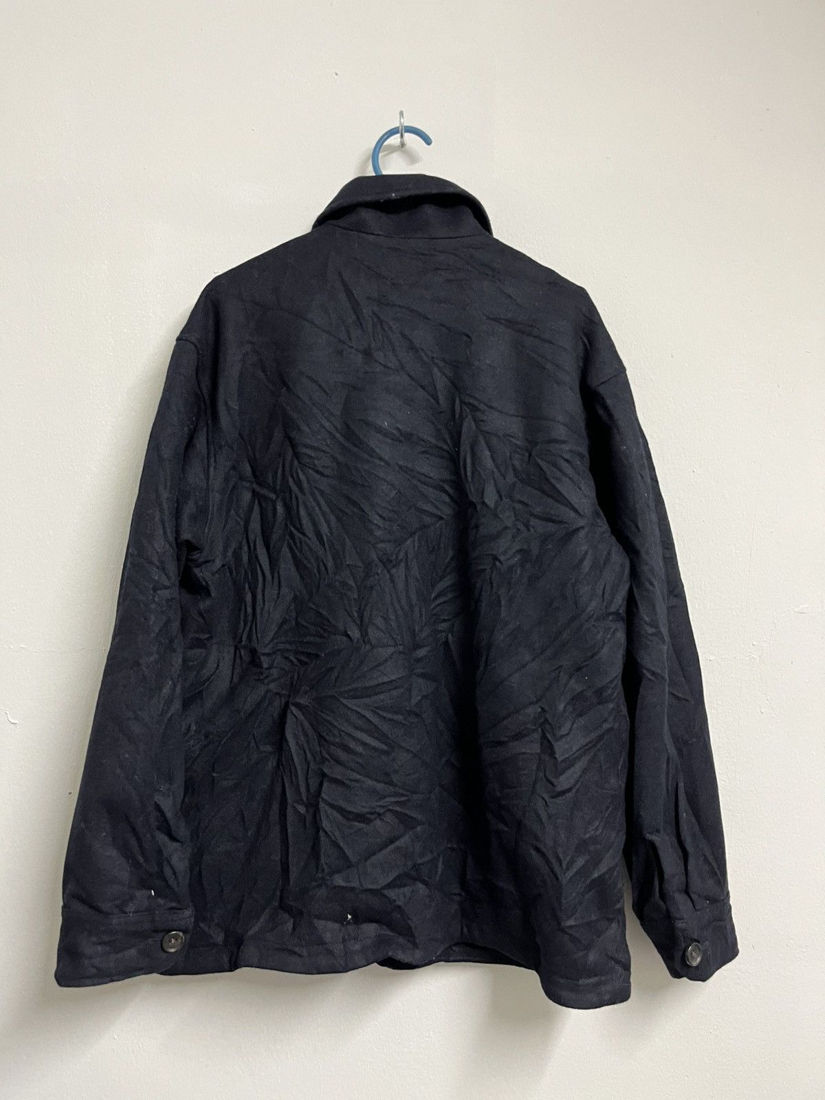 Japanese Brand 💥Superblack Wool Double Pockets Jackets Size US M / EU 48-50 / 2 - 6 Thumbnail
