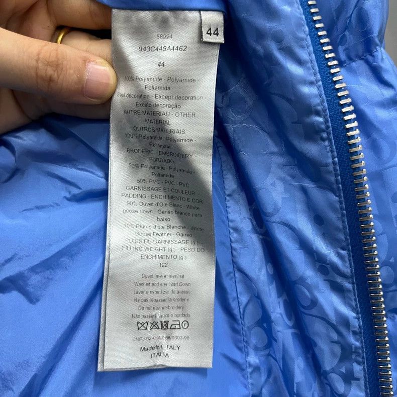 Dior Dior Blue full-print old flower down jacket 2502-Nextarrow Size US S / EU 44-46 / 1 - 5 Thumbnail