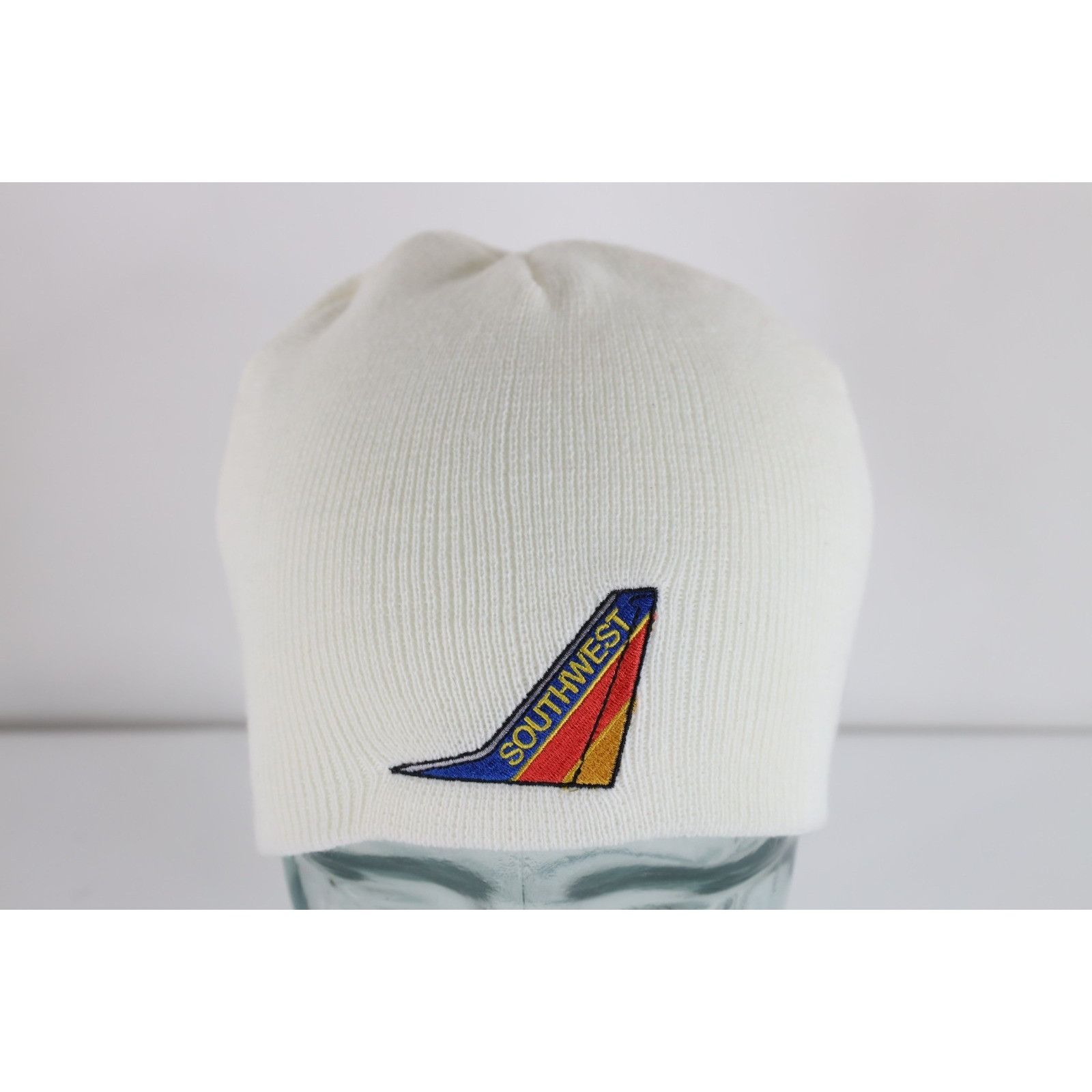 Vintage Vintage Y2K Spell Out Southwest Airlines Airplane Beanie Hat Size ONE SIZE - 1 Thumbnail