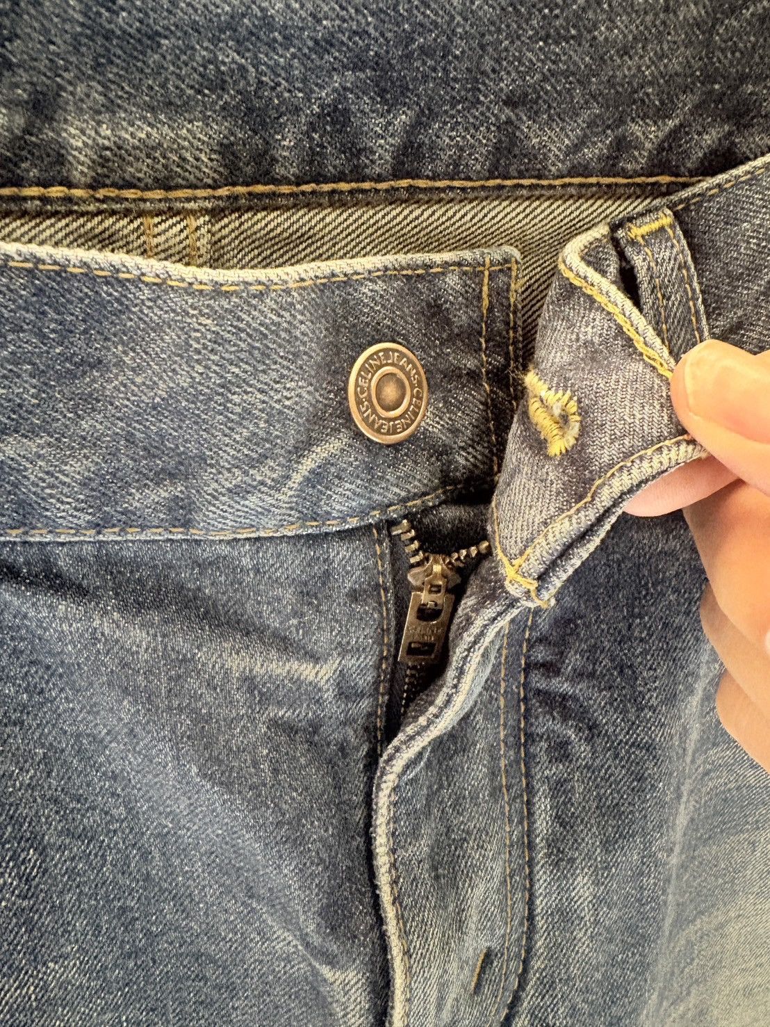 Celine Celine Marco Jeans in DARK UNION Flared Denim Size US 30 / EU 46 - 4 Thumbnail