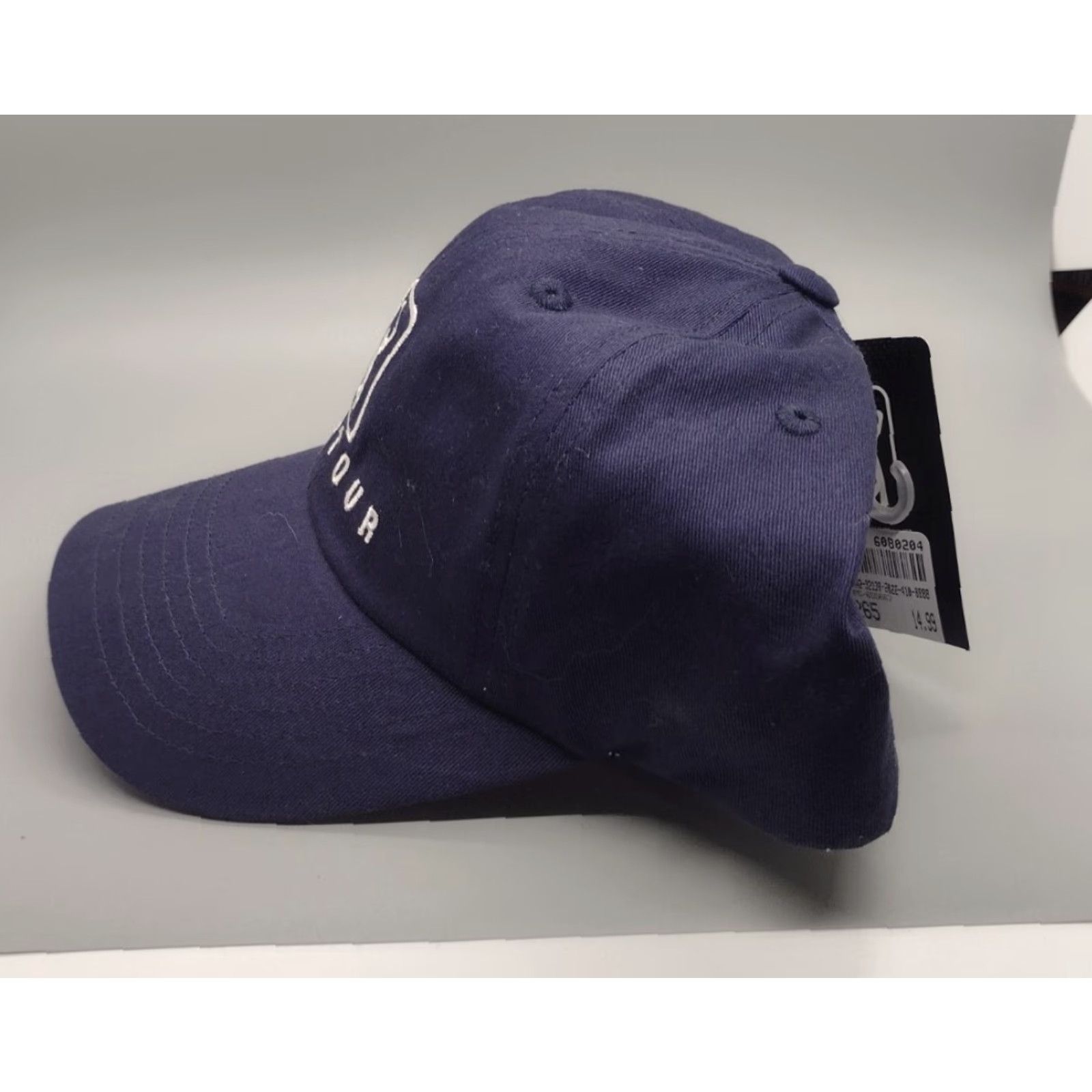 PGA Tour VINTAGE PGA TOUR Baseball Cap Hat One Size Blue Solid Logo Golf Mens Size ONE SIZE - 2 Thumbnail