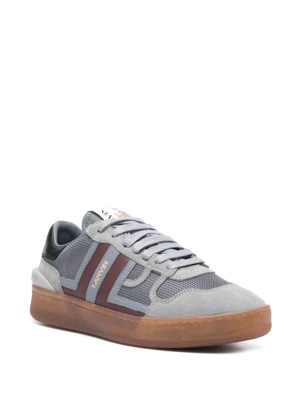 Lanvin oc11z0526 Clay Sneakers in Grey/Brown Size US 10.5 / EU 43-44 - 3 Thumbnail