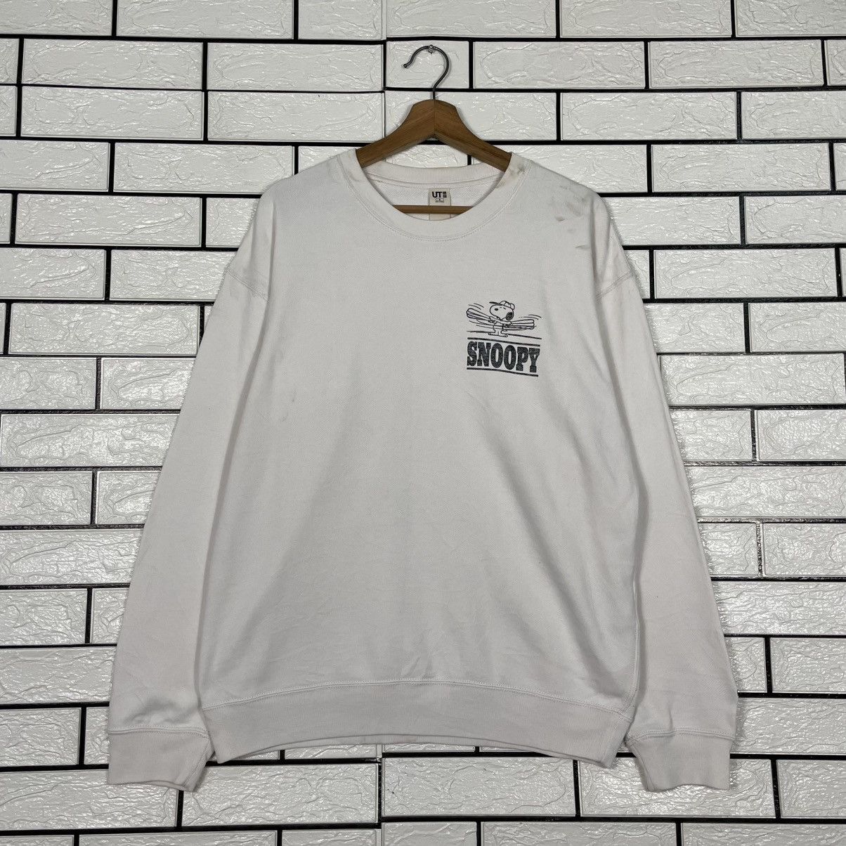 Uniqlo Snoopy Big Print Sweatshirt Size US M / EU 48-50 / 2 - 1 Thumbnail