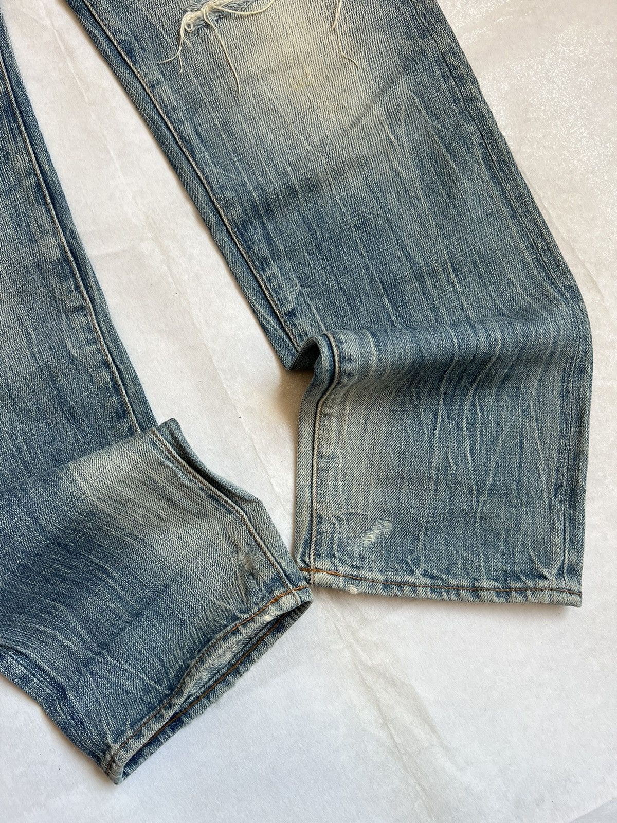 American Eagle Outfitters Vtg American Eagle Fly Button Selvedge Denim Kurt Cobain Size US 32 / EU 48 - 4 Thumbnail