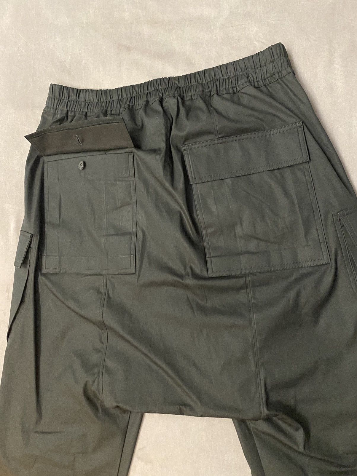 Rick Owens Mainline Cropped Cargo Pants Size US 33 - 6 Thumbnail