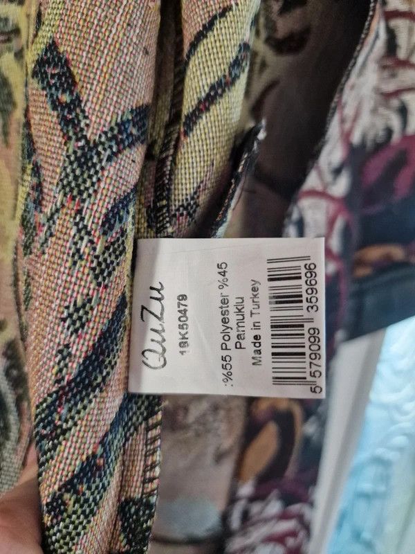 Other QuZu Jacquard Coat Cardigan Coat TapestryPatternBohoVintage Size M / US 6-8 / IT 42-44 - 6 Thumbnail