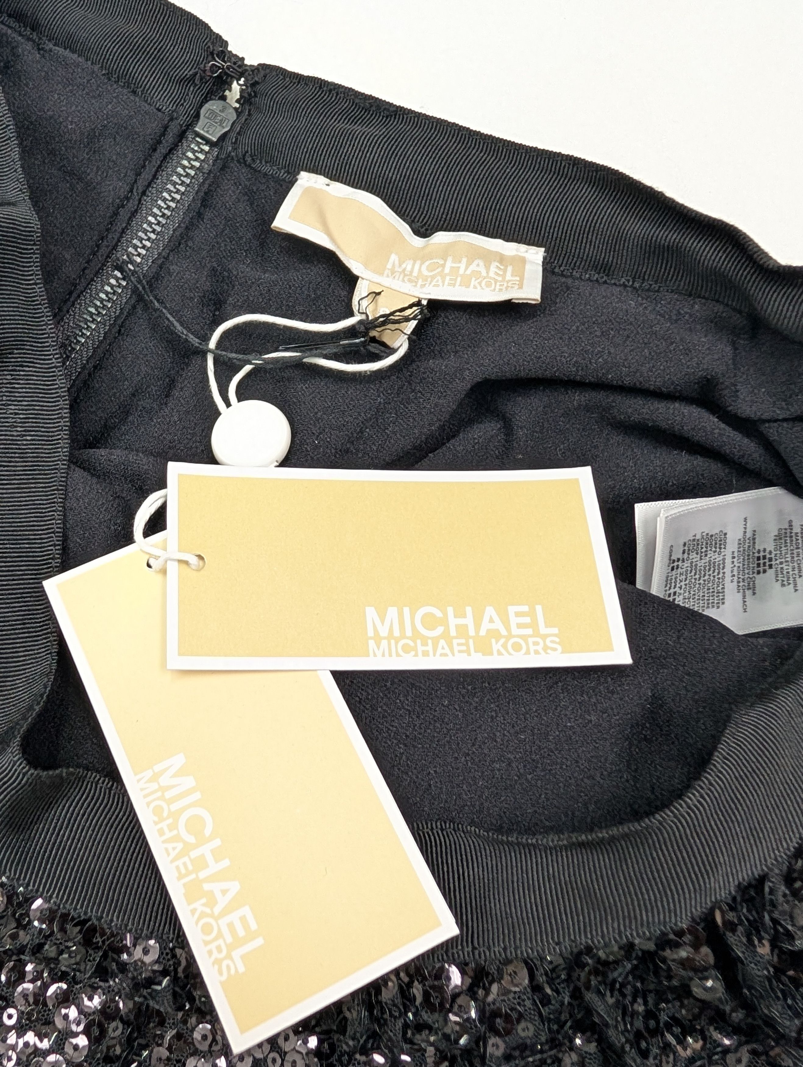 Michael Kors Michael Michael Kors Black Full Sequin A-Line Skirt Size 28" / US 6 / IT 42 - 5 Thumbnail