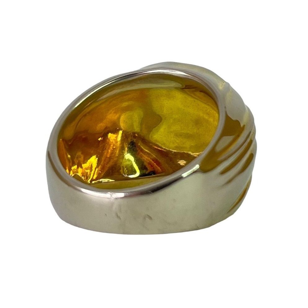 Bape Bape Gold Plated Crystal Ape Head Ring Size ONE SIZE - 3 Thumbnail