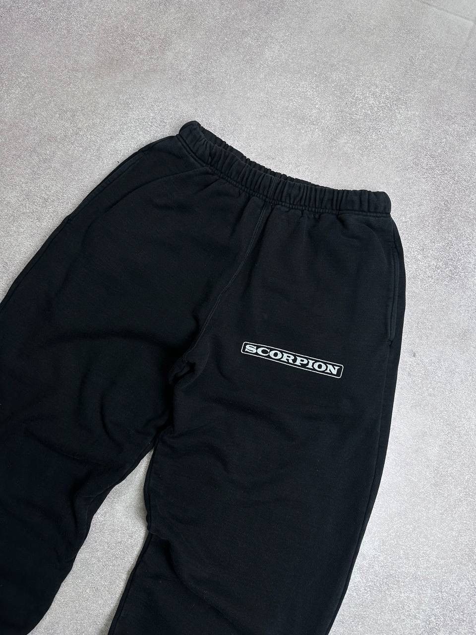 Vintage Vintage Scorpion Y2K Cotton Flared Sweatpants Rare L Size US 34 / EU 50 - 2 Thumbnail