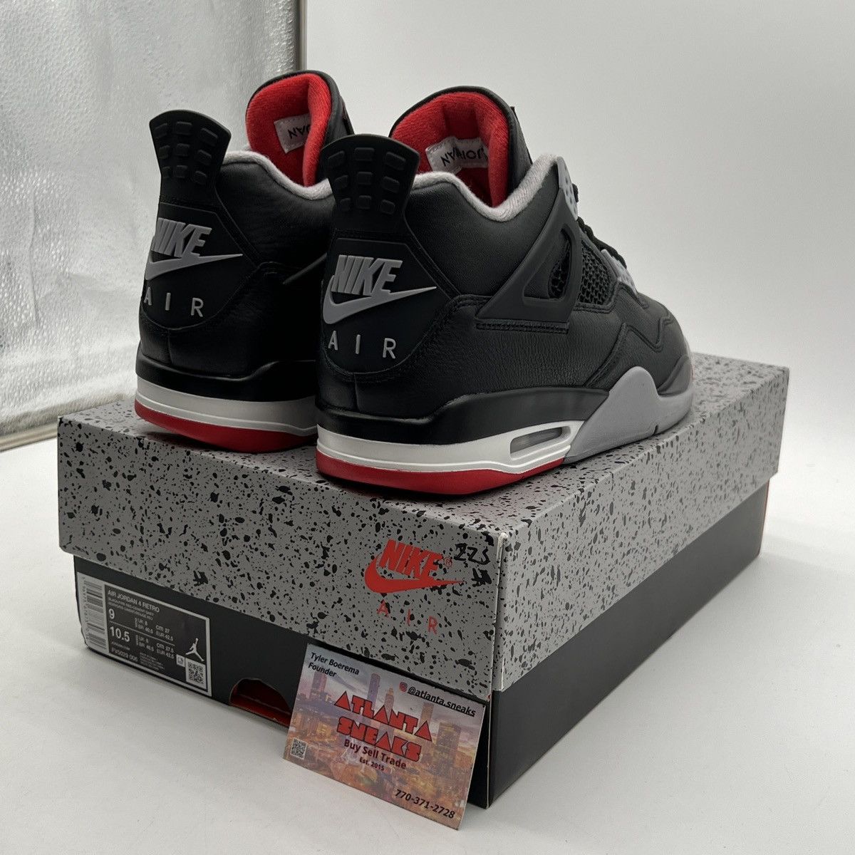 Jordan Brand Air Jordan 4 bred reimagined Size US 9 / EU 42 - 5 Thumbnail