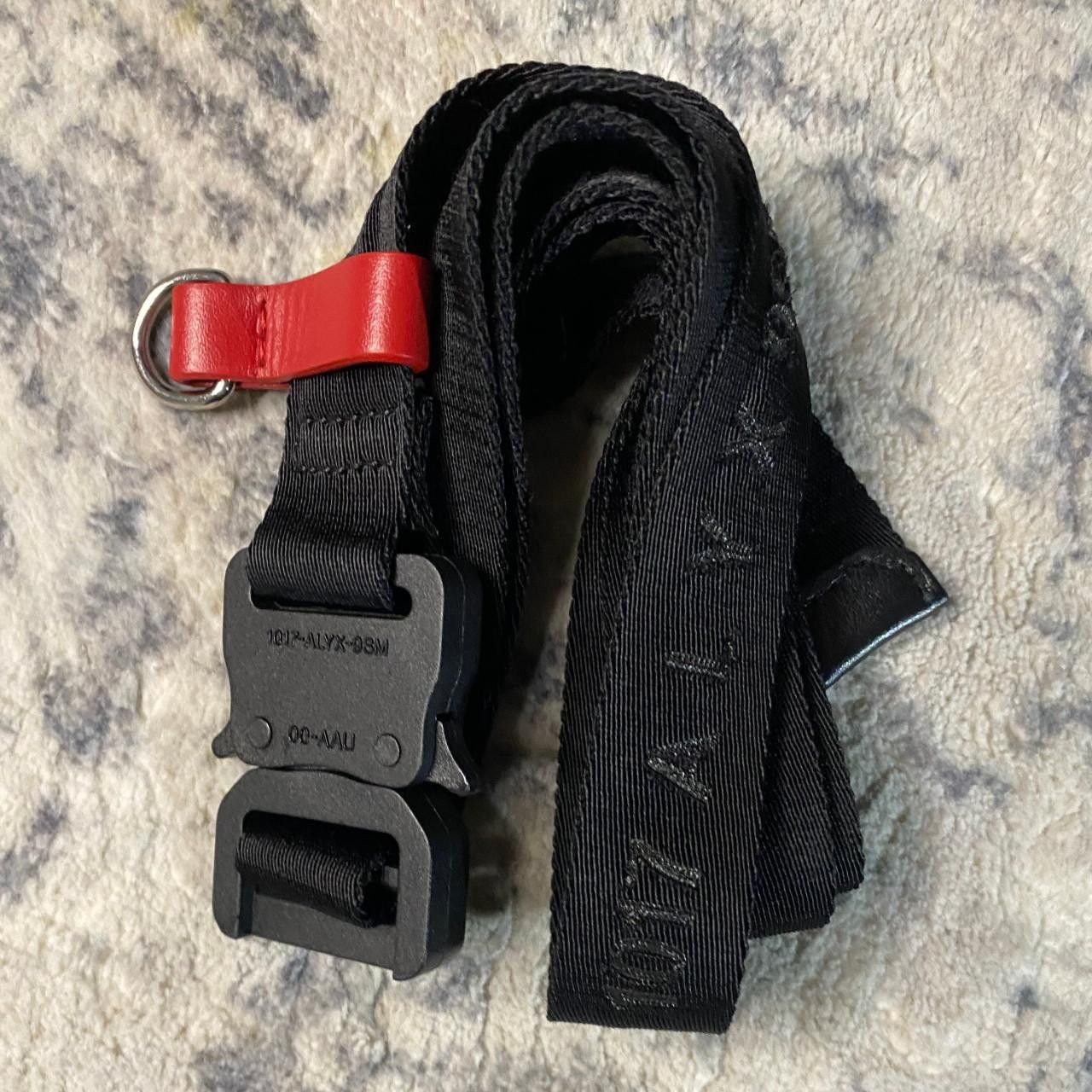 Pre-owned Alyx 00-aau Tactical Rollercoaster Buckle Belt In Black