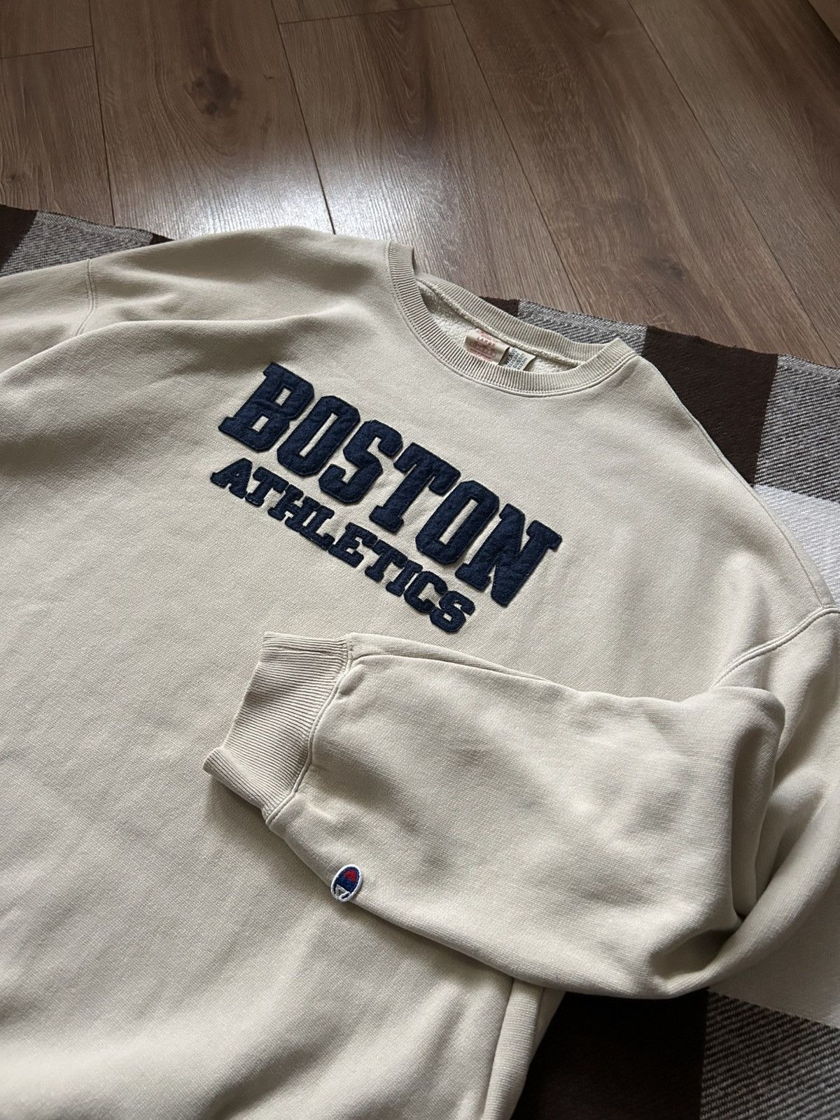 Champion × Vintage Vintage Boston Athletic Champion Big logo Sweatshirt mens Size US L / EU 52-54 / 3 - 2 Thumbnail