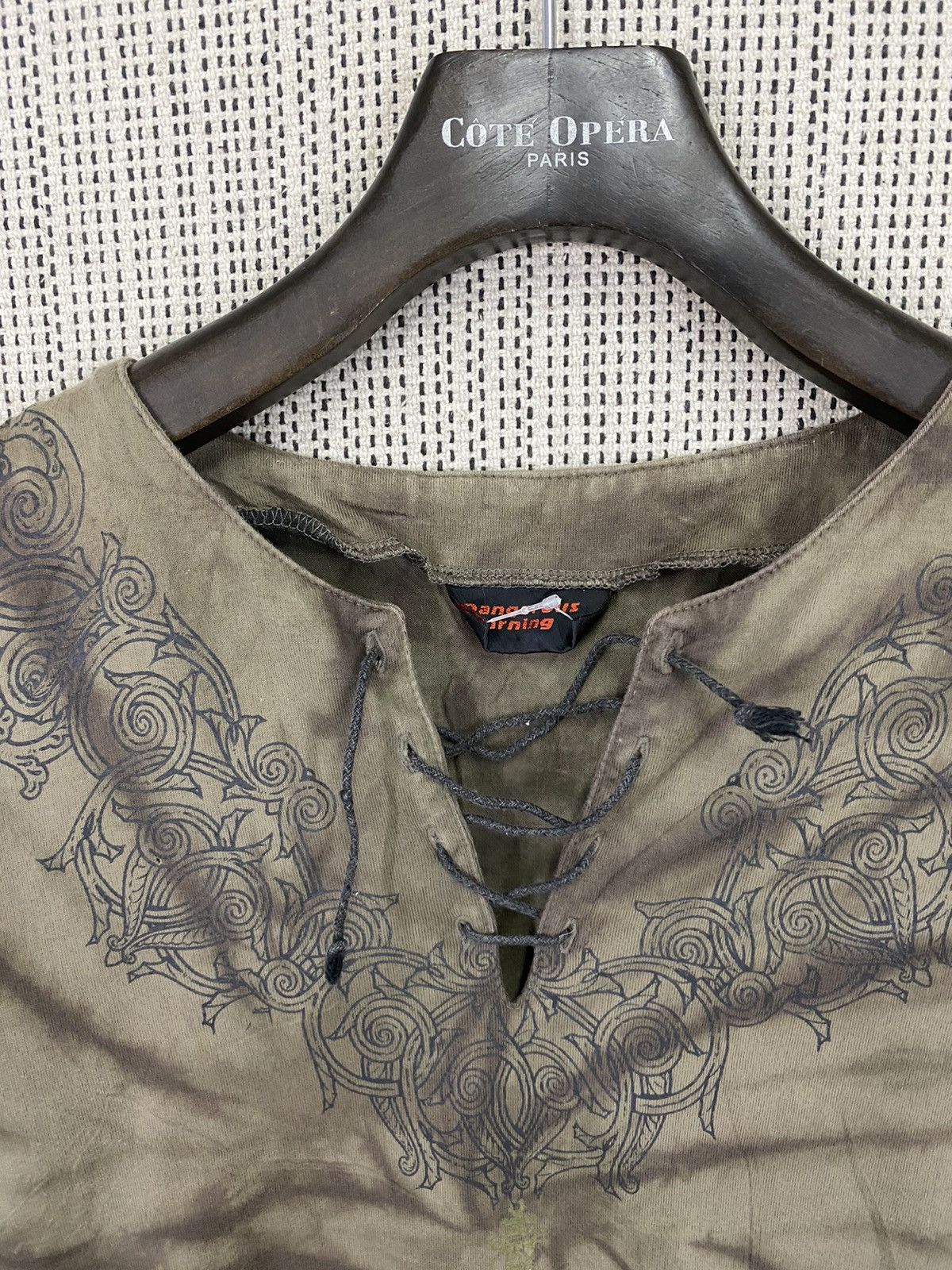 Japanese Brand × Seditionaries × Vintage Dangerous warning punk style cross design tshirt Size US M / EU 48-50 / 2 - 7 Thumbnail