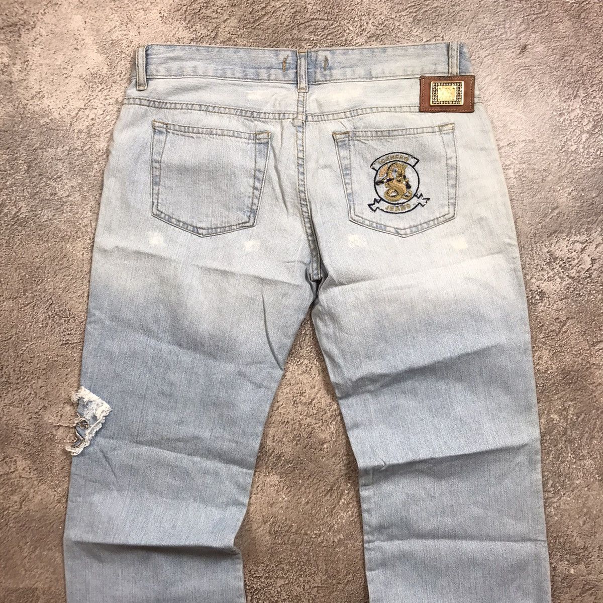 Vintage Vintage Iceberg Distressed Baggy Jeans Japanese 90s Grunge 3 Size 31" - 7 Thumbnail