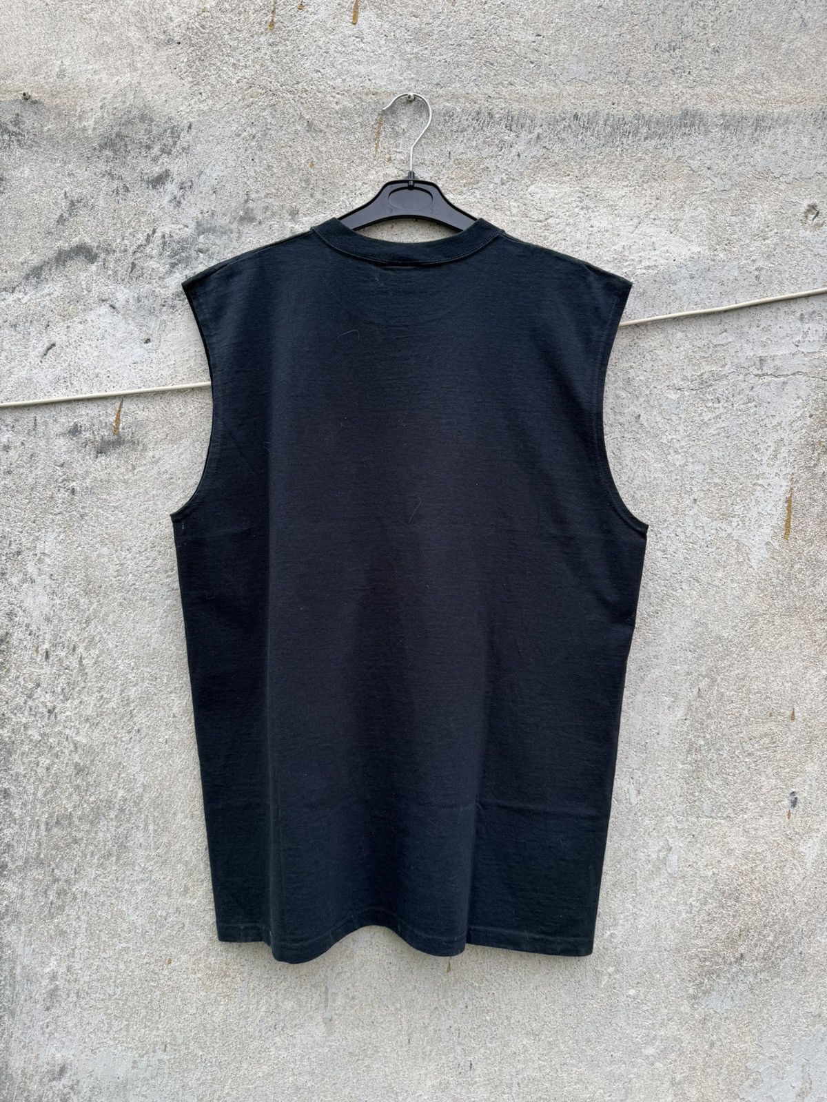 Japanese Brand Vintage Sun Tribal 90s Sleeveless Tshirt Metal Punk 90s acid Size US XL / EU 56 / 4 - 4 Thumbnail