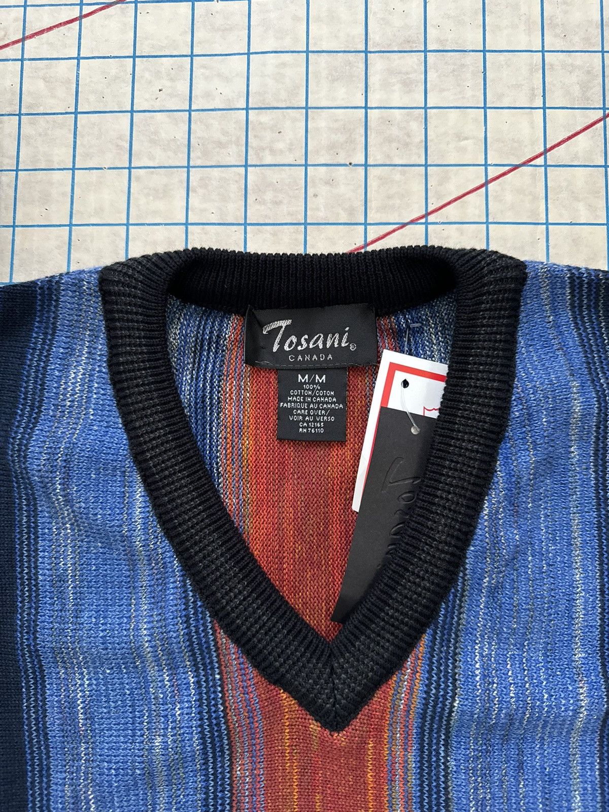Vintage Vintage Tosani Knit Sweater New With Tag Size Medium Size US M / EU 48-50 / 2 - 5 Thumbnail