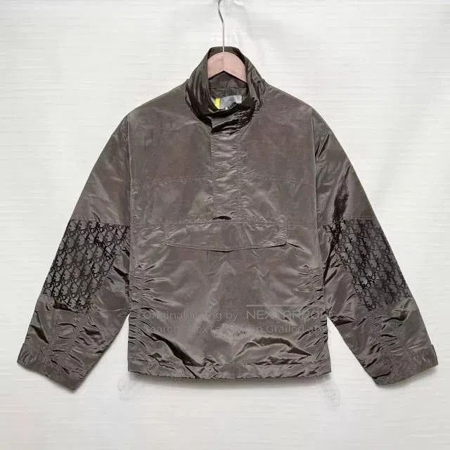 Dior DIOR Men's Spliced Stand Collar Logo Jacket. Size US L / EU 52-54 / 3 - 1 Thumbnail