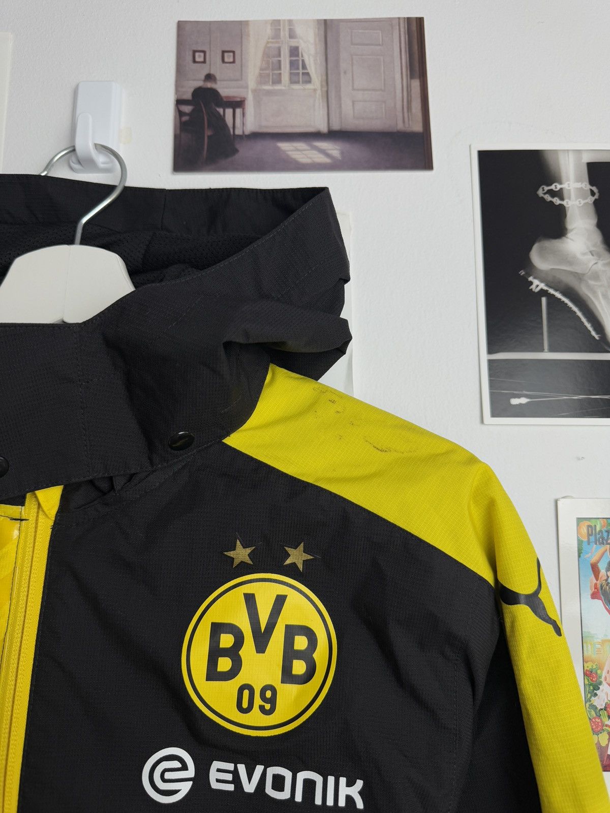 Puma × Vintage Vintage Puma Borussia Dortmund raincoat jacket S football Size US S / EU 44-46 / 1 - 7 Thumbnail