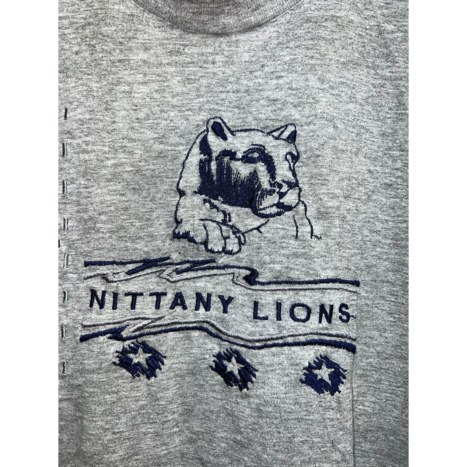 Lee Vintage Penn State Nittany Lions Shirt Heather Tee Gray 90s Size US L / EU 52-54 / 3 - 4 Thumbnail