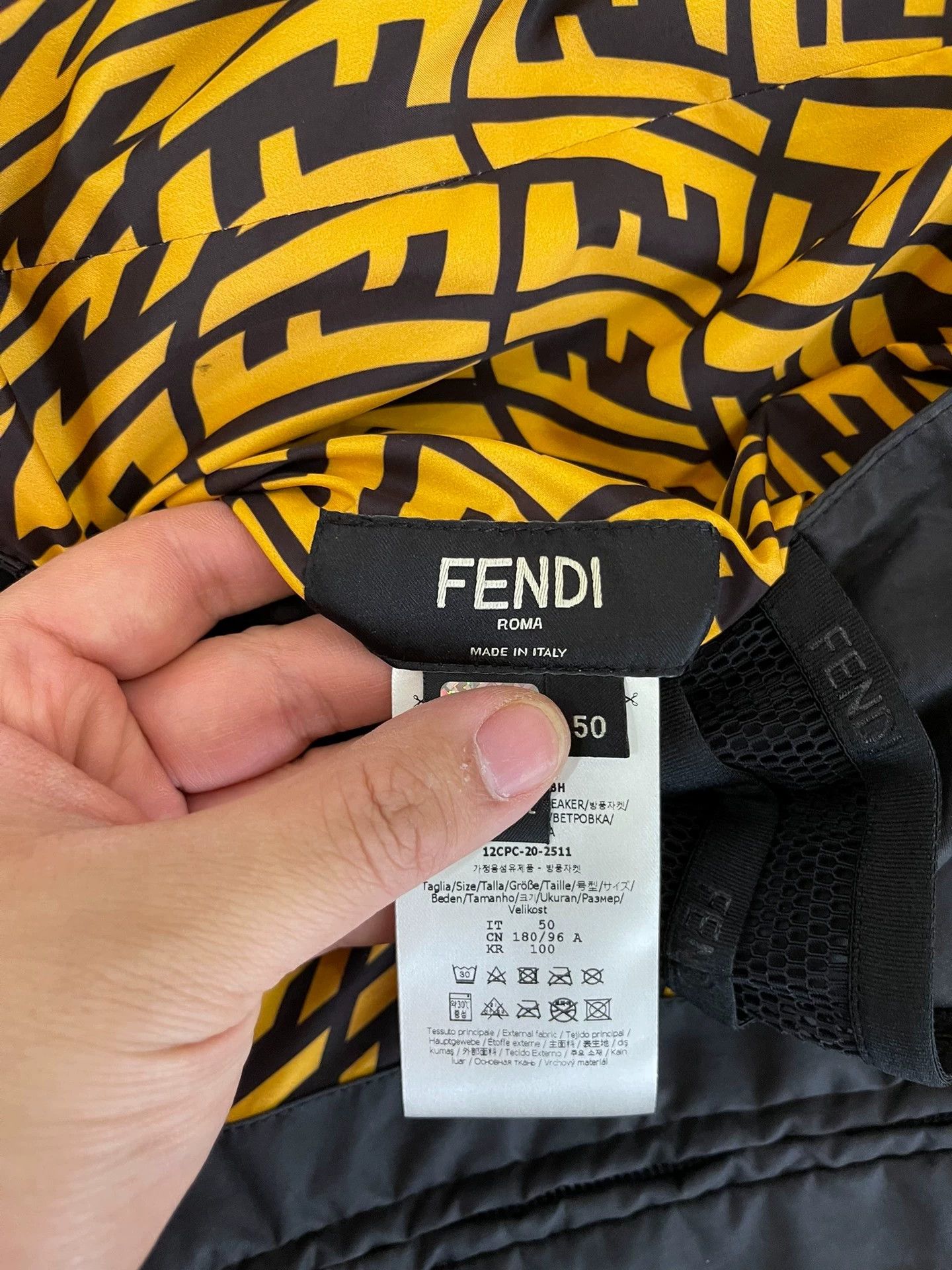 Fendi Fendi Double-Sided Full Logo/Workwear Jkt 50, Detach Sleeves Size US M / EU 48-50 / 2 - 7 Thumbnail