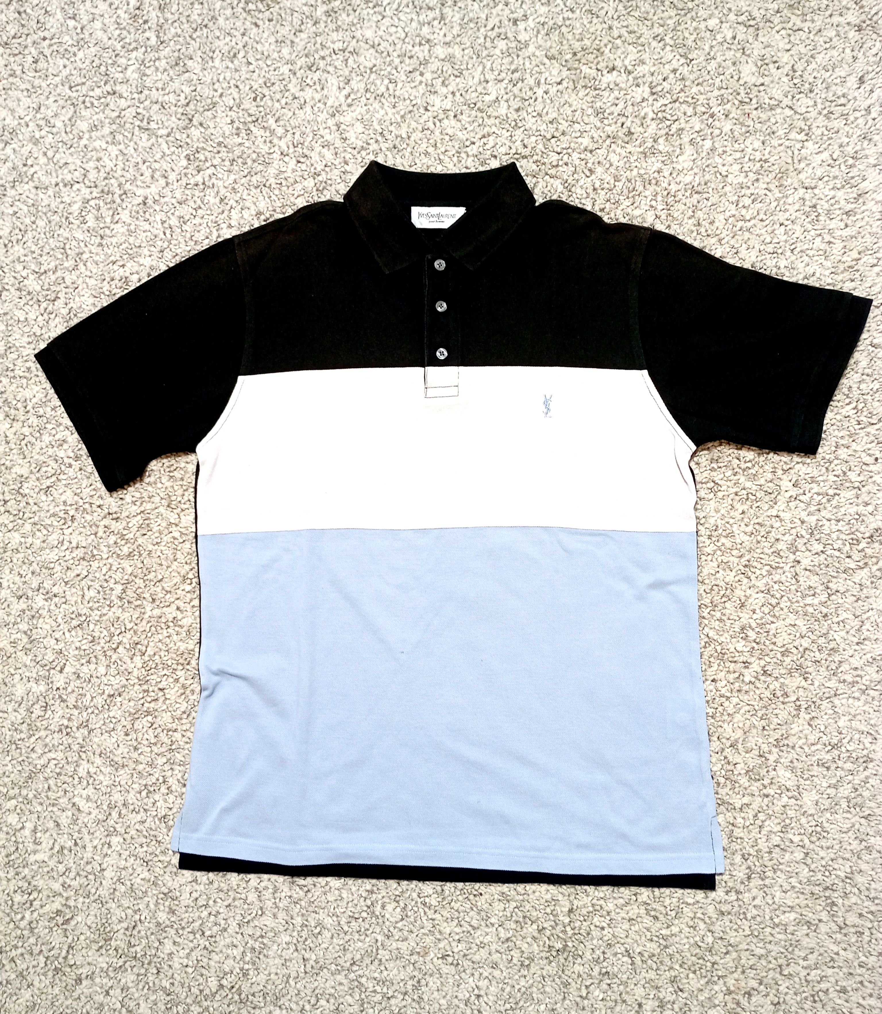 Yves Saint Laurent Yves Saint Laurent YSL Vintage Polo T-Shirt Tee 90s Size US M / EU 48-50 / 2 - 3 Thumbnail