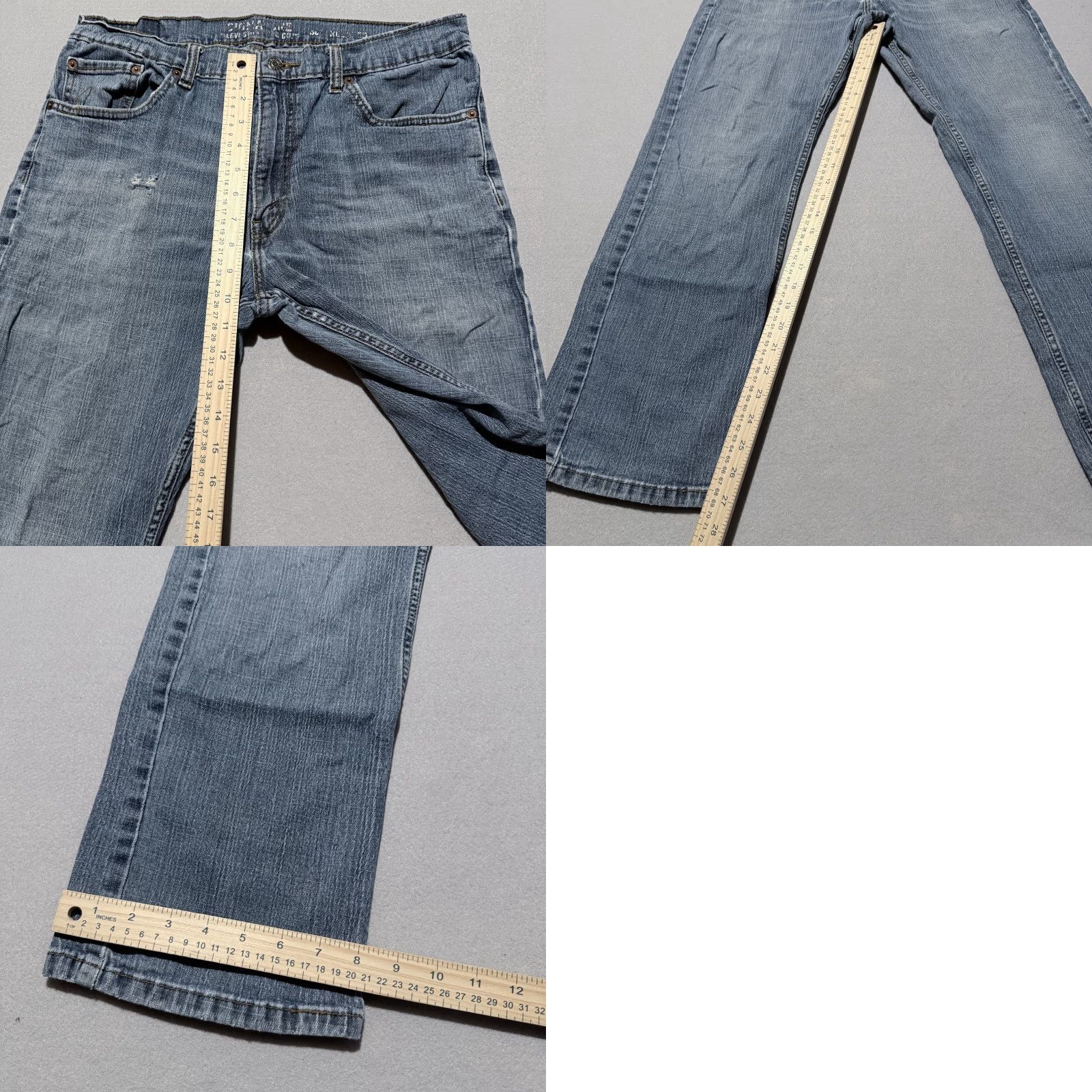 Levi's Signature by Levi Strauss Jeans Men's Denim Mid Rise Relaxed Straight - 34x30 Blue • 5-Pocket Design • Button, Zip Closure Size US 34 / EU 50 - 9 Thumbnail
