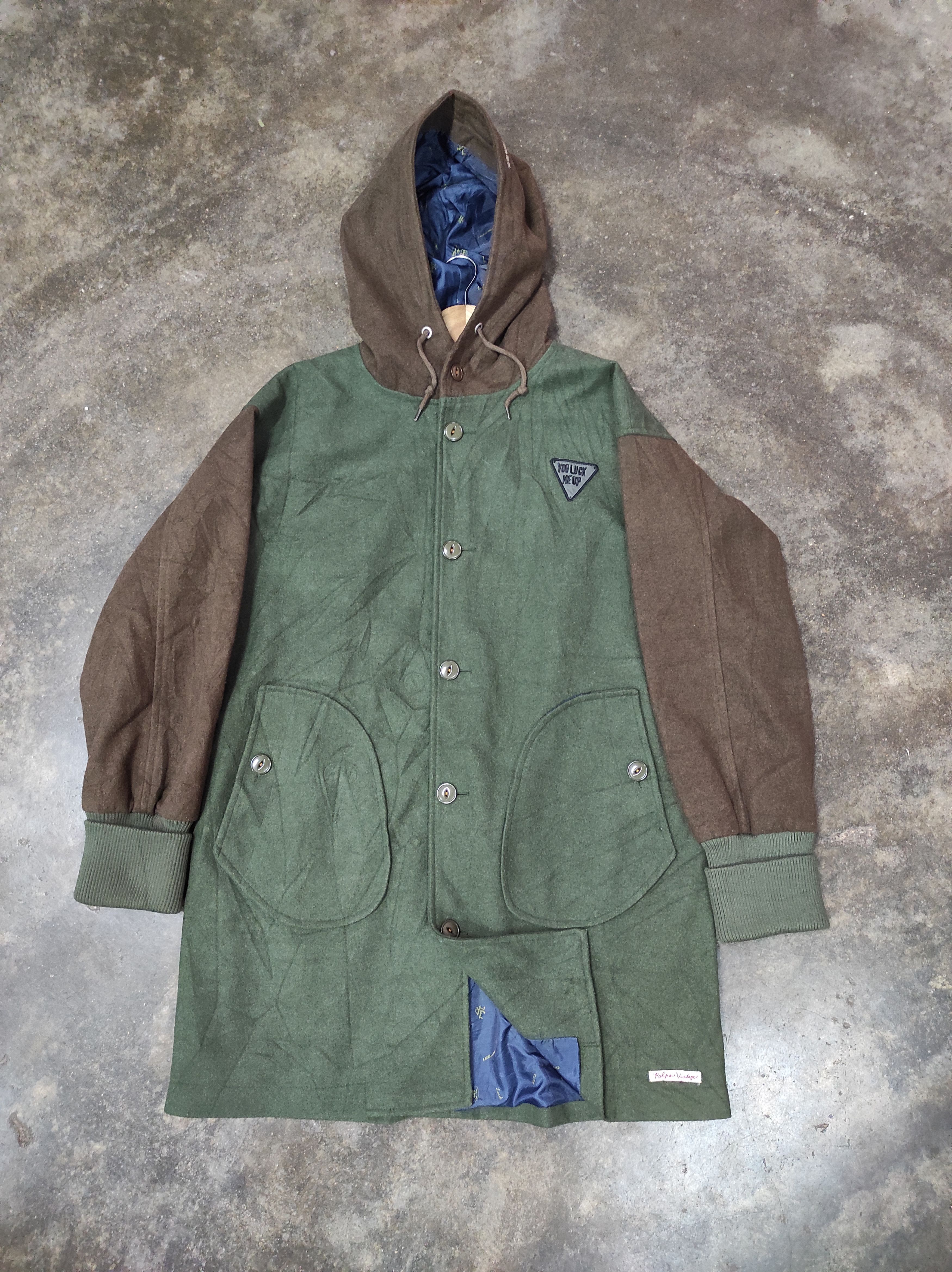 Japanese Brand POLPO VINTAGE ROYAL CANADIAN ARMY CADET OVERCOAT HOODED Size US M / EU 48-50 / 2 - 2 Thumbnail