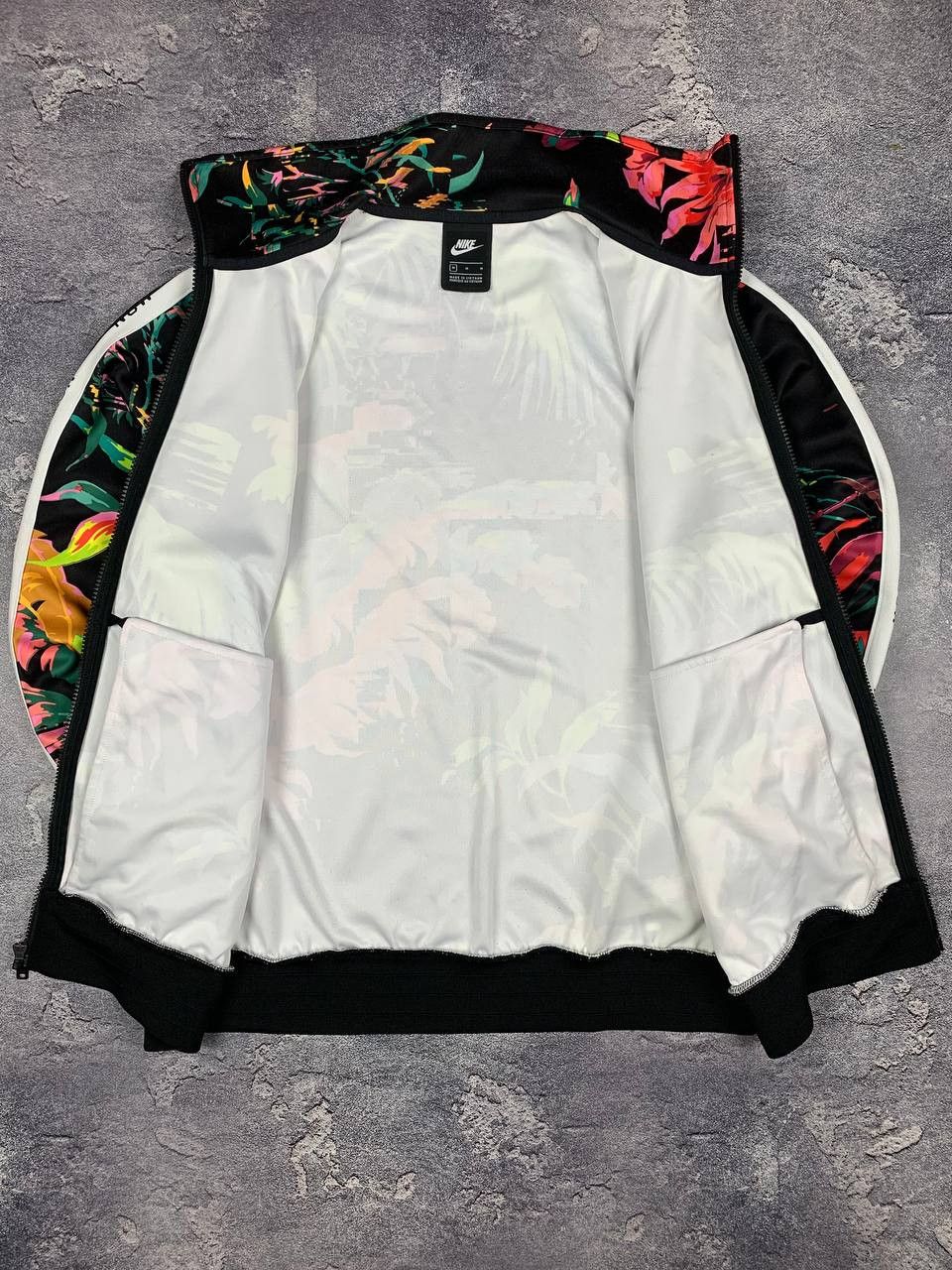 Nike Nike Men's Full Zip Tropical Print Track Jacket Size US M / EU 48-50 / 2 - 9 Thumbnail