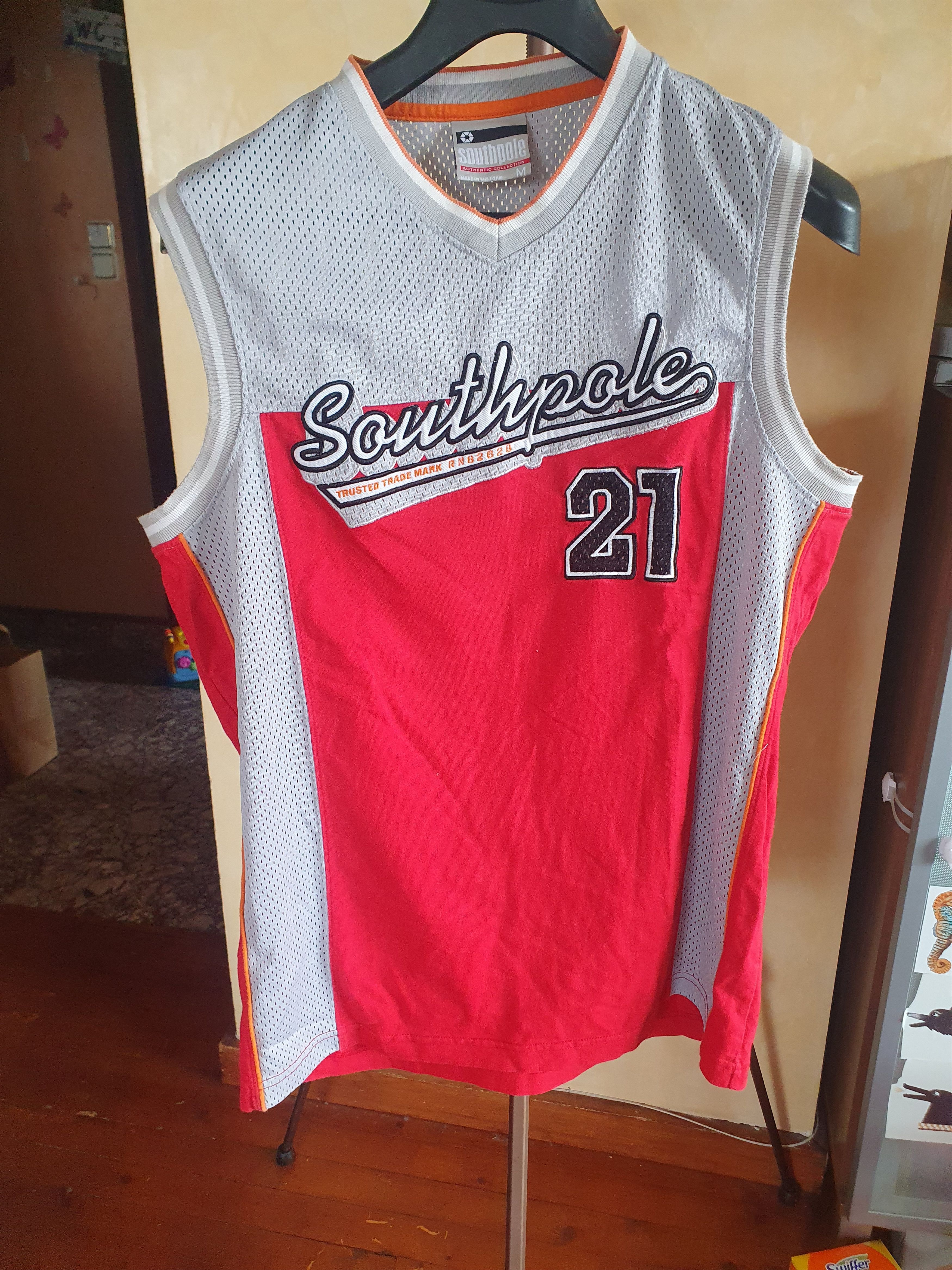 Southpole × Vintage Southpole Jersey Tank Top #21 Vintage Y2K sz M Size US M / EU 48-50 / 2 - 1 Thumbnail